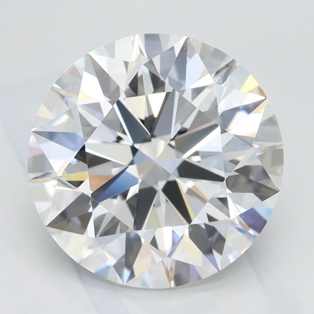 3.46 Carat D-IF Round Lab Diamond