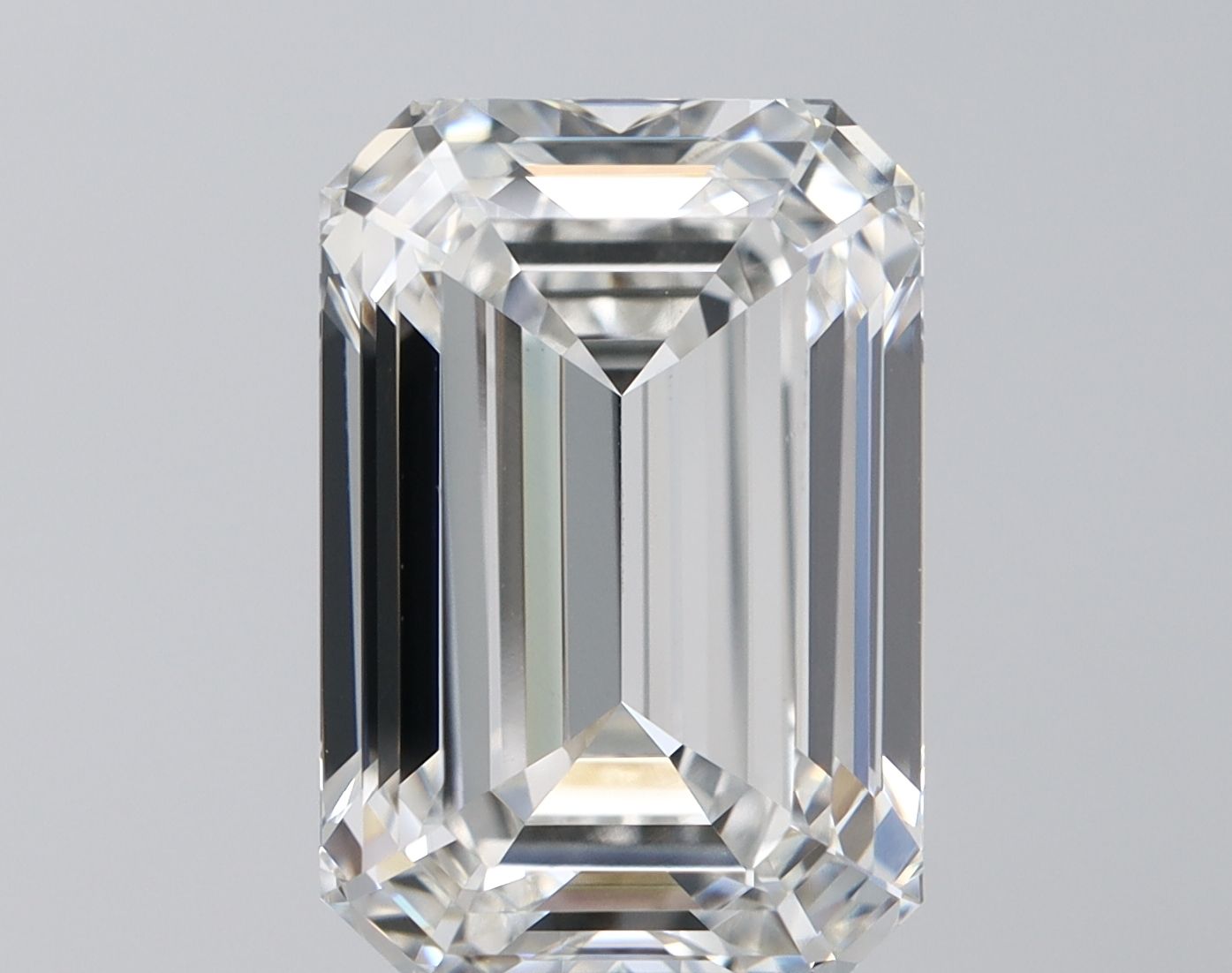5.09 Carat G-VVS2 Emerald Lab Diamond