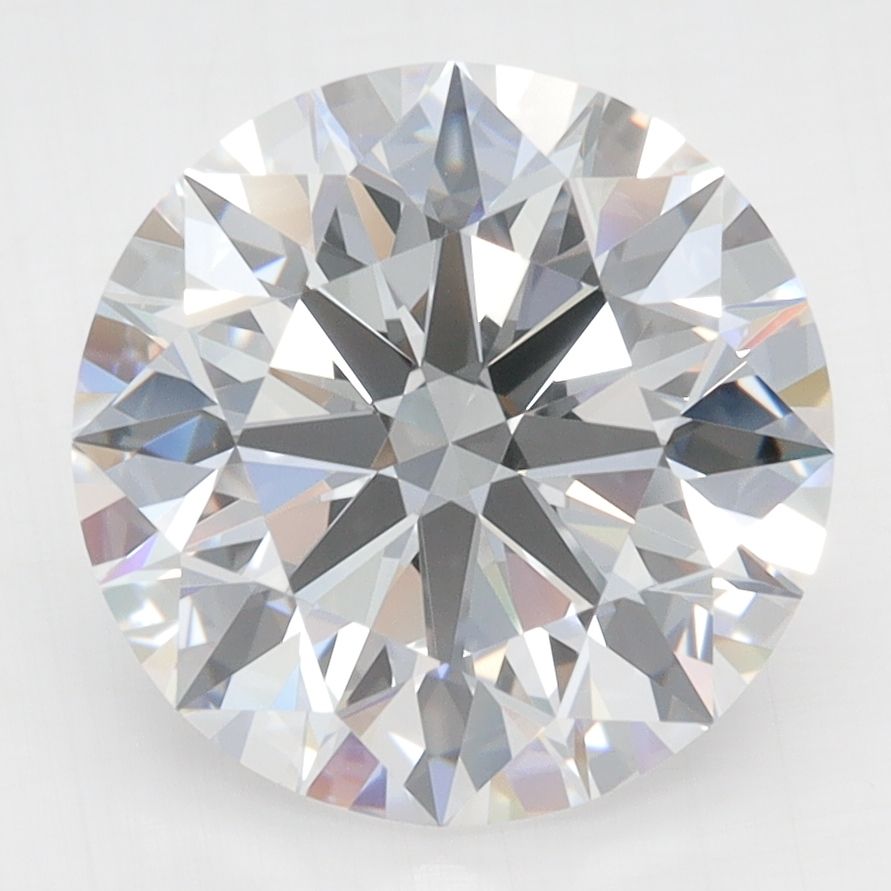 4.41 Carat D-IF Round Lab Diamond
