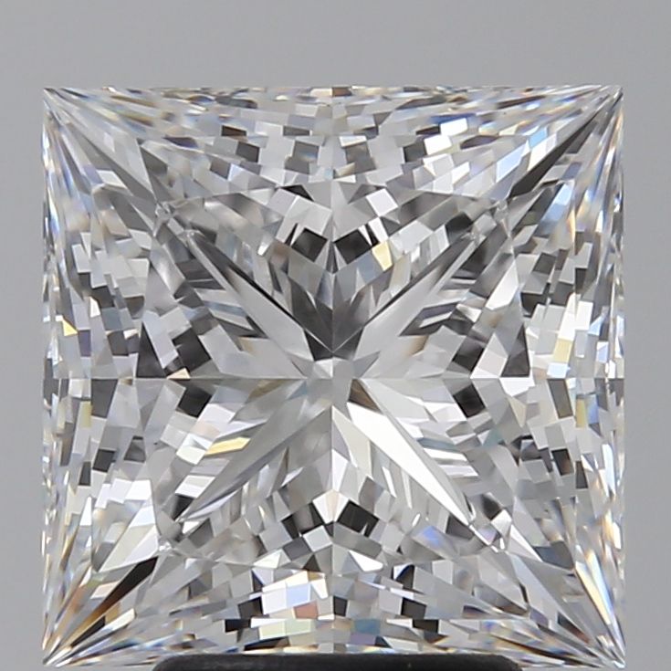 4.56 Carat D-VVS2 Princess Lab Diamond