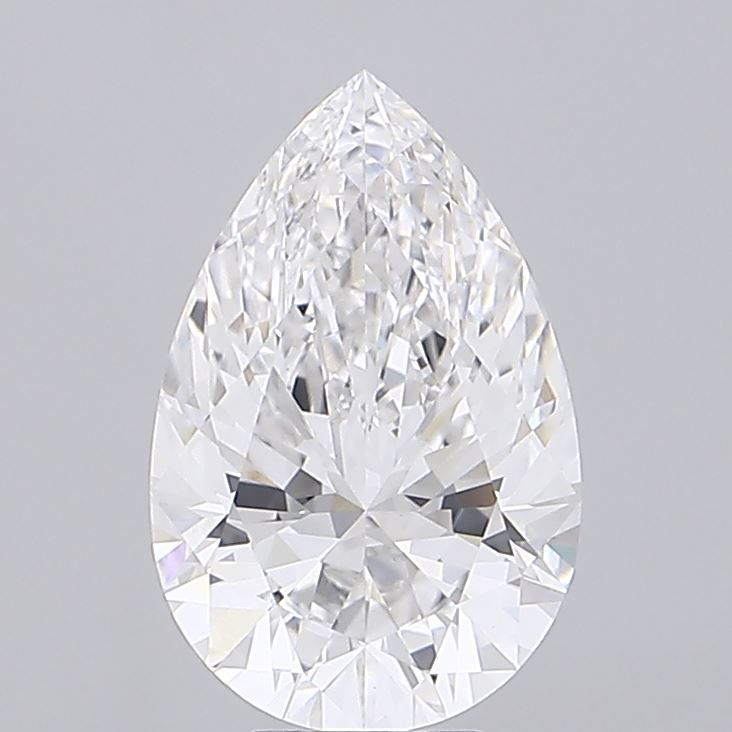 6.08 Carat E-VS1 Pear Lab Diamond