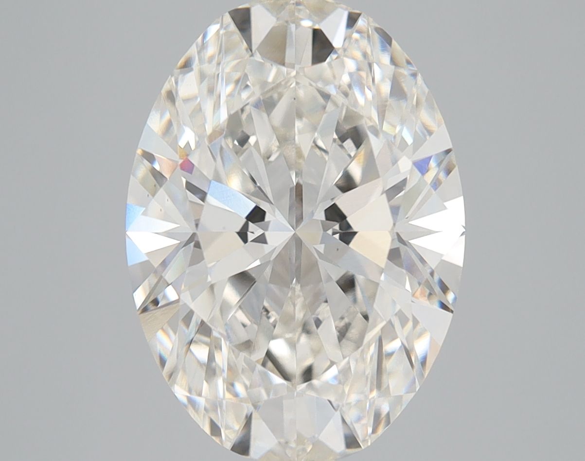 4.74 Carat H-VS1 Oval Lab Diamond