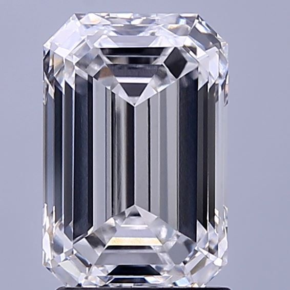 2.44 Carat D-VVS2 Emerald Lab Diamond
