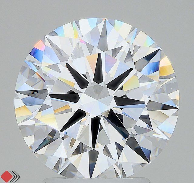 3.31 Carat D-IF Round Lab Diamond