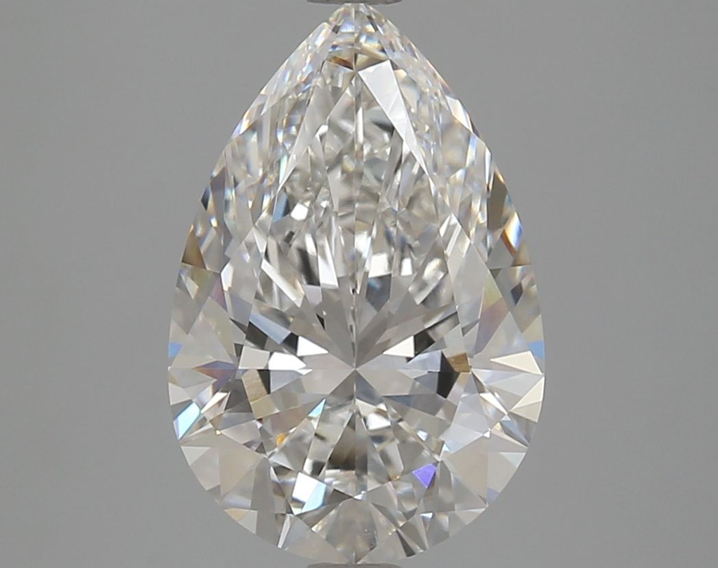 4.06 Carat G-VVS2 Pear Lab Diamond