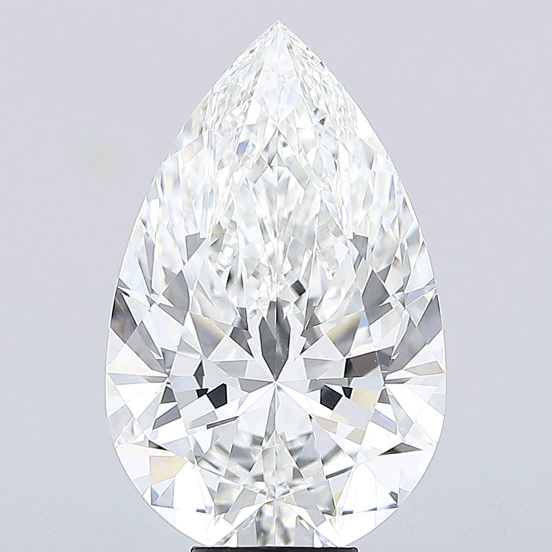 10.02 Carat F-VVS2 Pear Lab Diamond