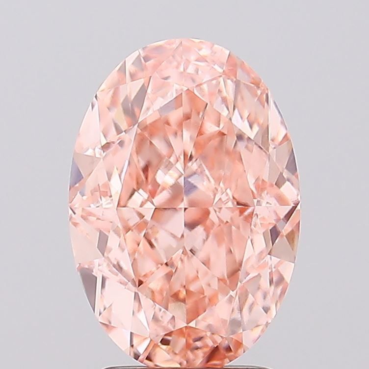 3.08 Carat Oval Cut Fancy Orange