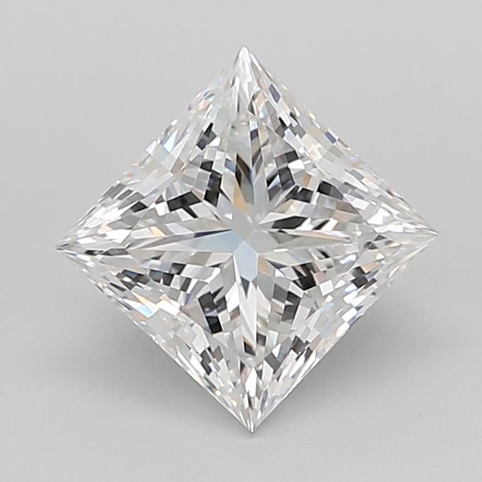 3.04 Carat E-VVS2 Princess Lab Diamond