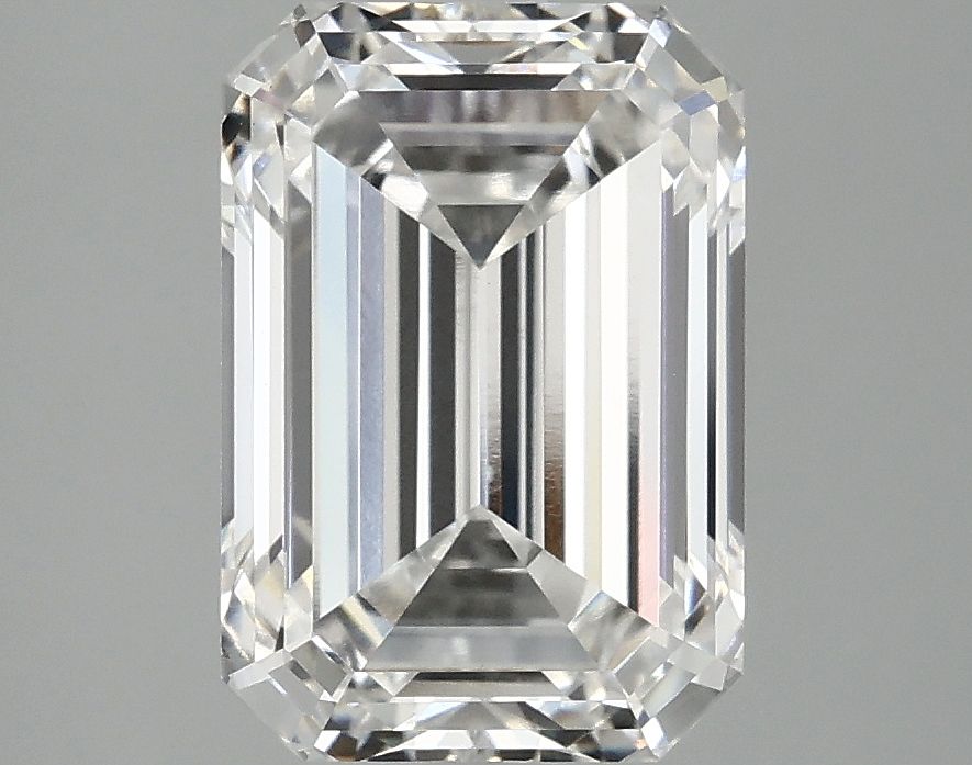 3.46 Carat F-VVS2 Emerald Lab Diamond