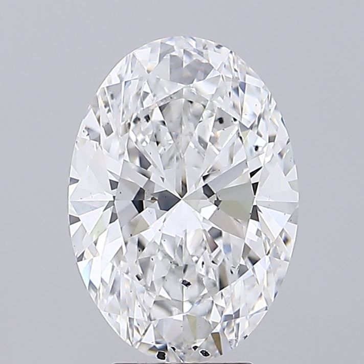 5.16 Carat E-SI1 Oval Lab Diamond