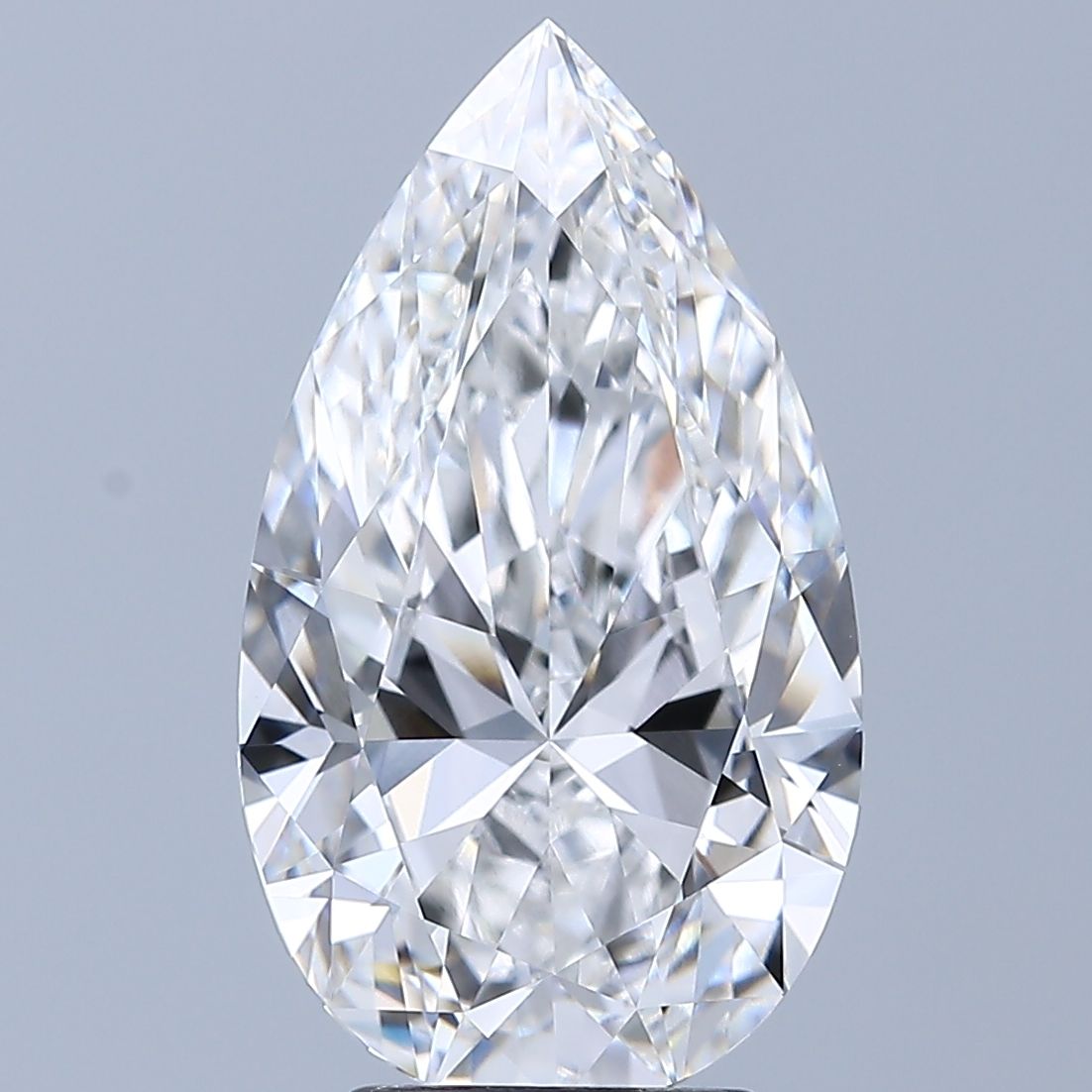 3.85 Carat E-VVS2 Pear Lab Diamond