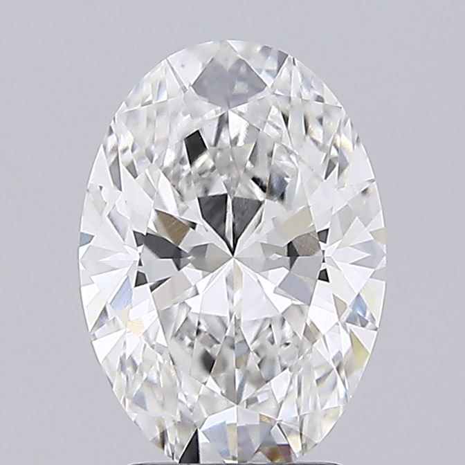 2.52 Carat F-VVS2 Oval Lab Diamond