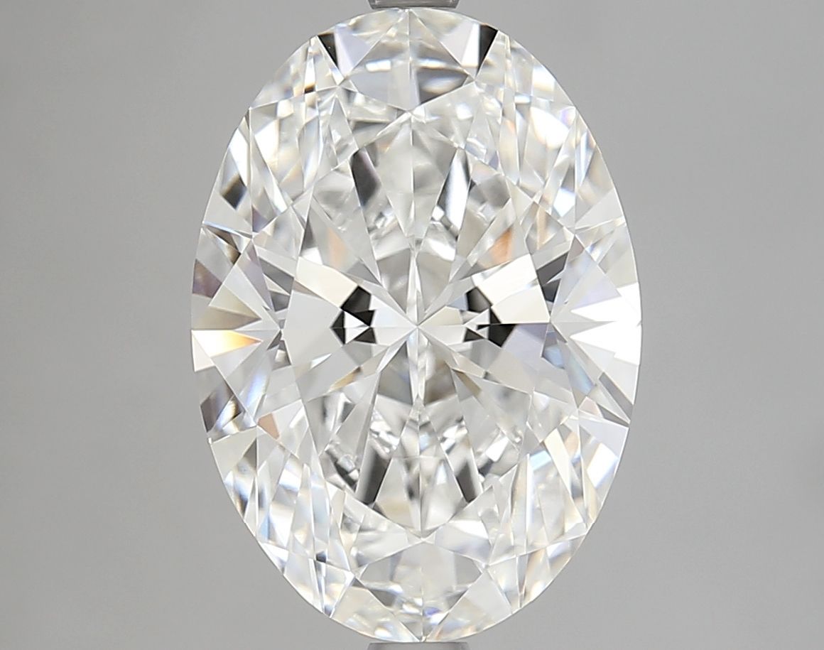4.59 Carat F-VVS2 Oval Lab Diamond