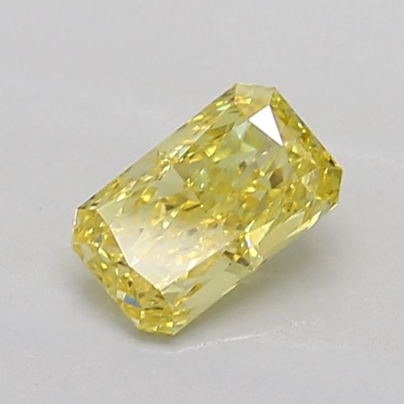0.79 Carat Radiant Cut Fancy Yellow