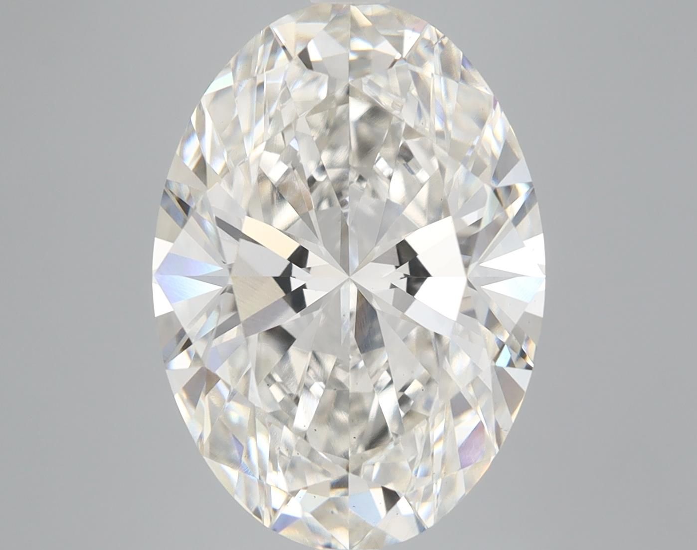 7.11 Carat H-VS2 Oval Lab Diamond