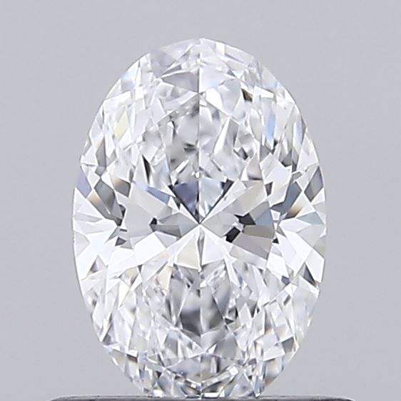 0.56 Carat D-VVS1 Oval Lab Diamond