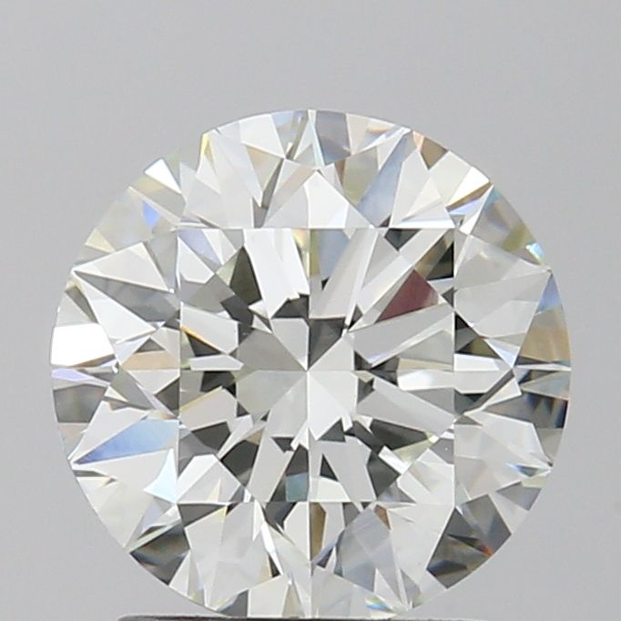 2.01 Carat F-VVS2 Round Cut Diamond