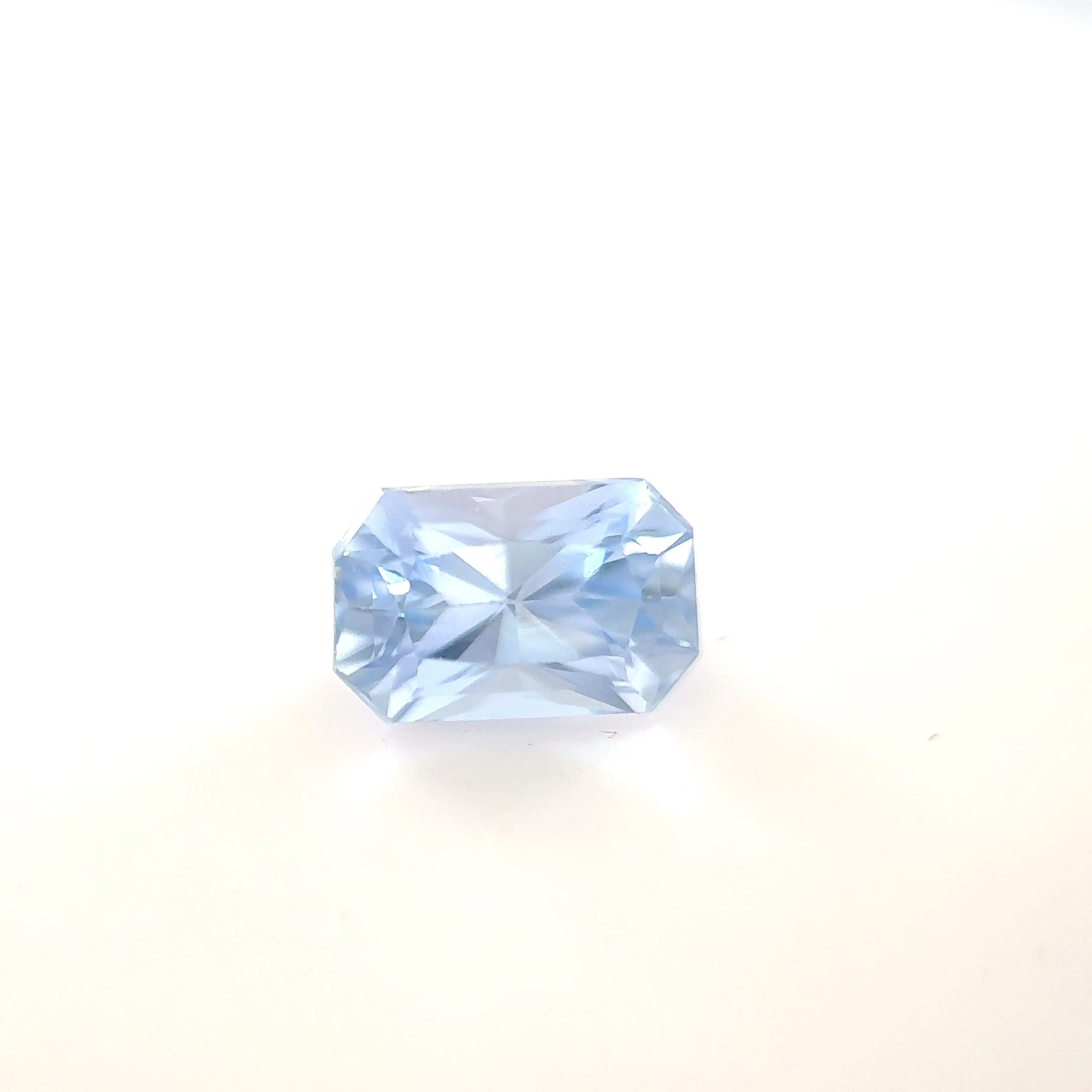 0.77 Carat Radiant Cut Blue Sapphire