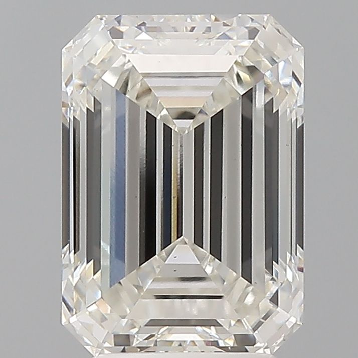3.59 Carat G-VS1 Emerald Lab Diamond