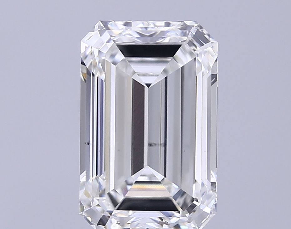 5.04 Carat F-VS2 Emerald Lab Diamond