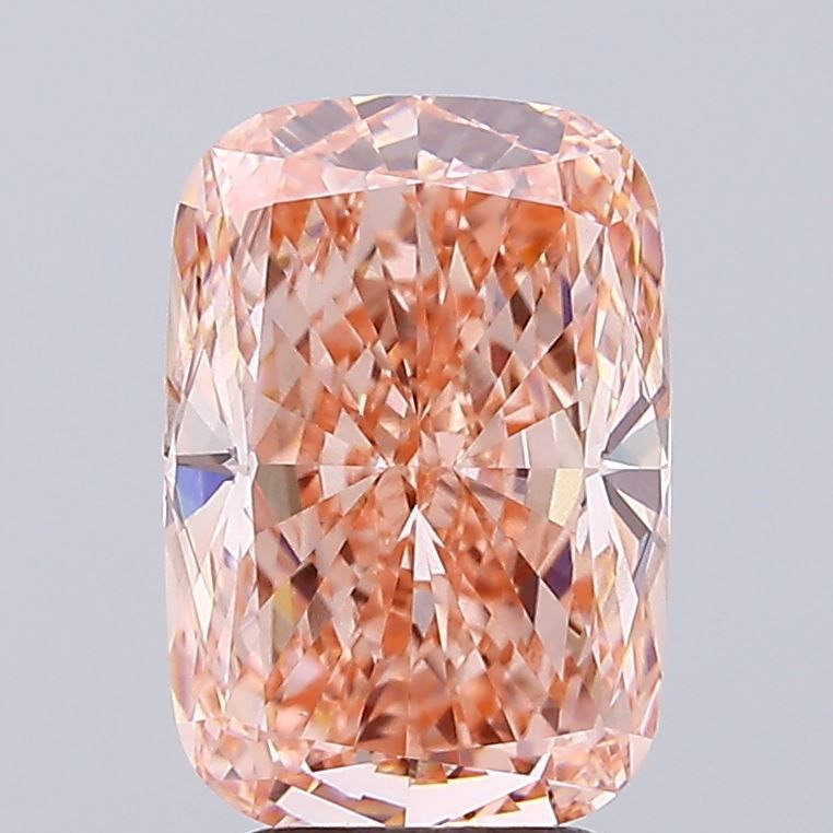 4.00 Carat Cushion Cut Fancy Pink
