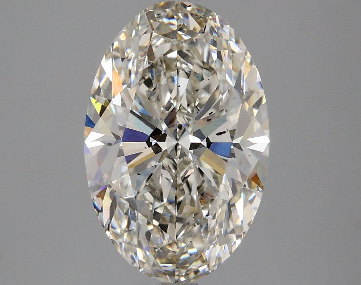 4.38 Carat H-VS2 Oval Lab Diamond