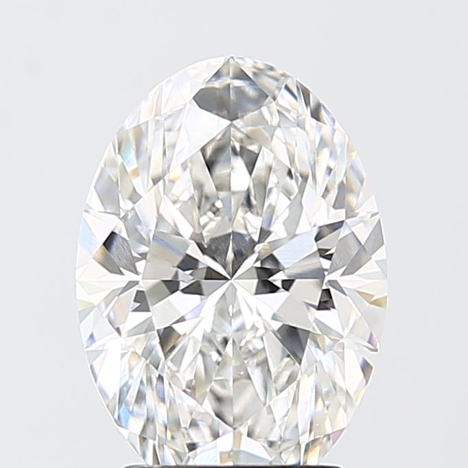 3.05 Carat F-VVS2 Oval Lab Diamond