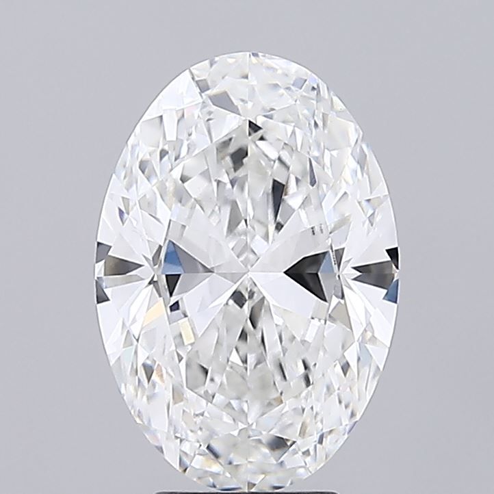 4.24 Carat E-VVS2 Oval Lab Diamond