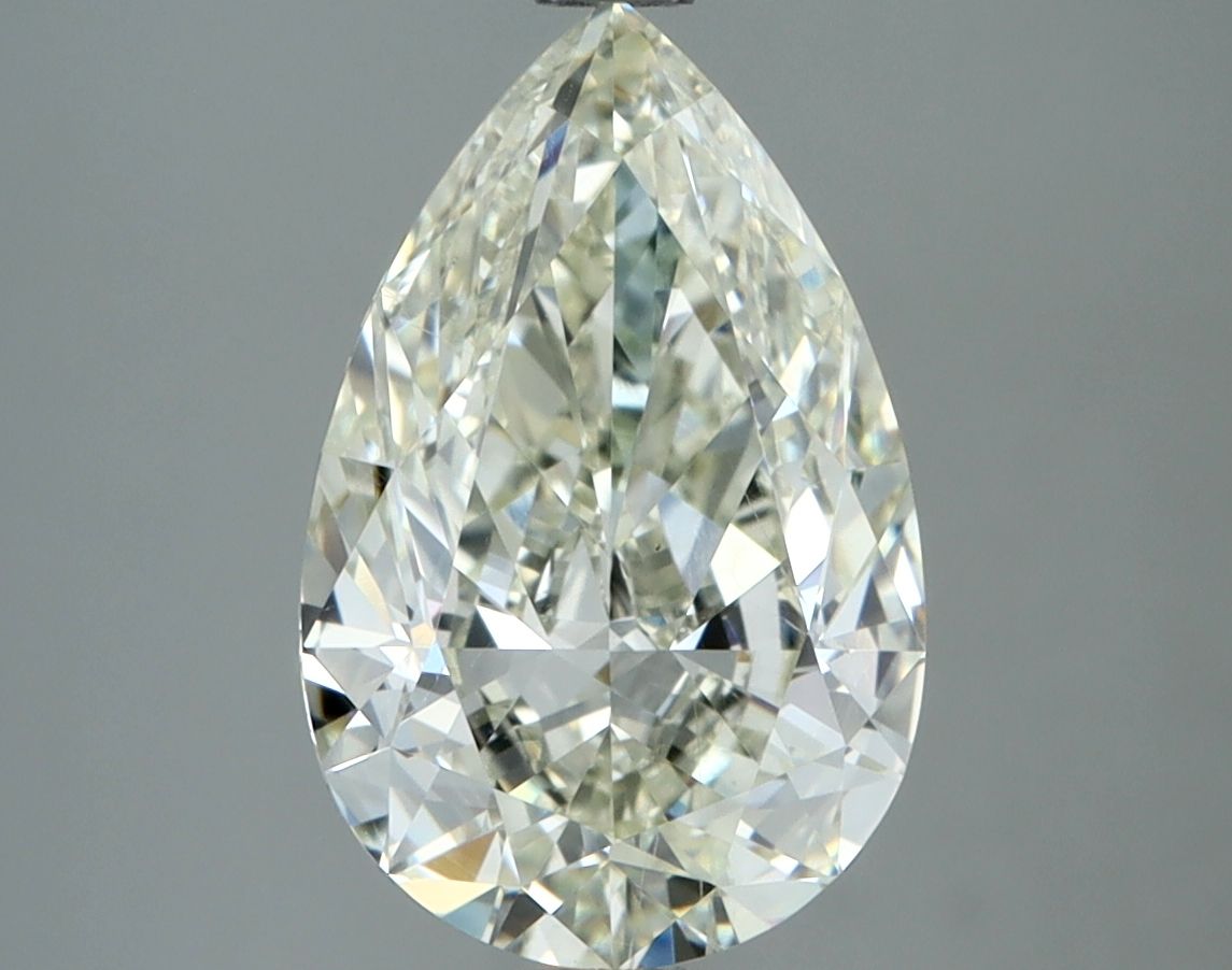 3.03 Carat K-SI1 Pear Cut Diamond