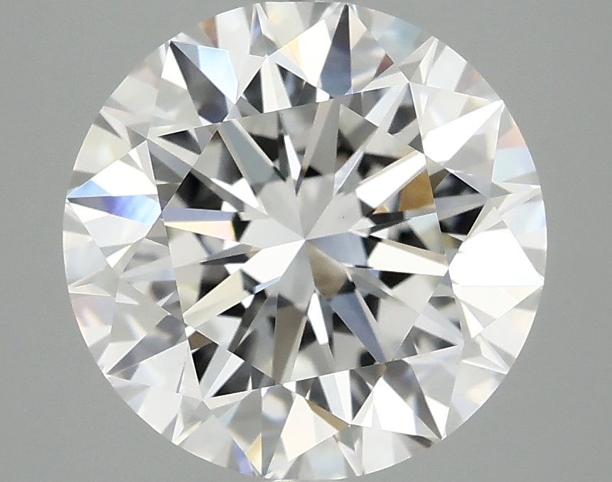 3.97 Carat E-VVS2 Round Lab Diamond