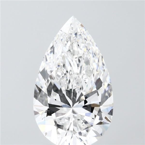 3.00 Carat E-VVS1 Pear Lab Diamond
