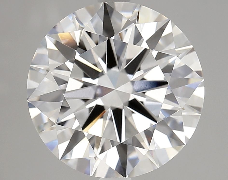 5.58 Carat F-VVS2 Round Lab Diamond