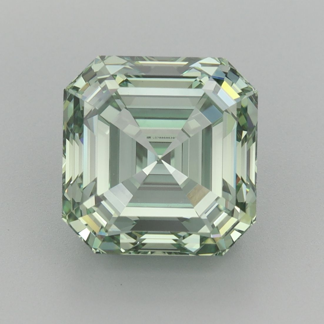 4.58 Carat Asscher Cut Fancy Green