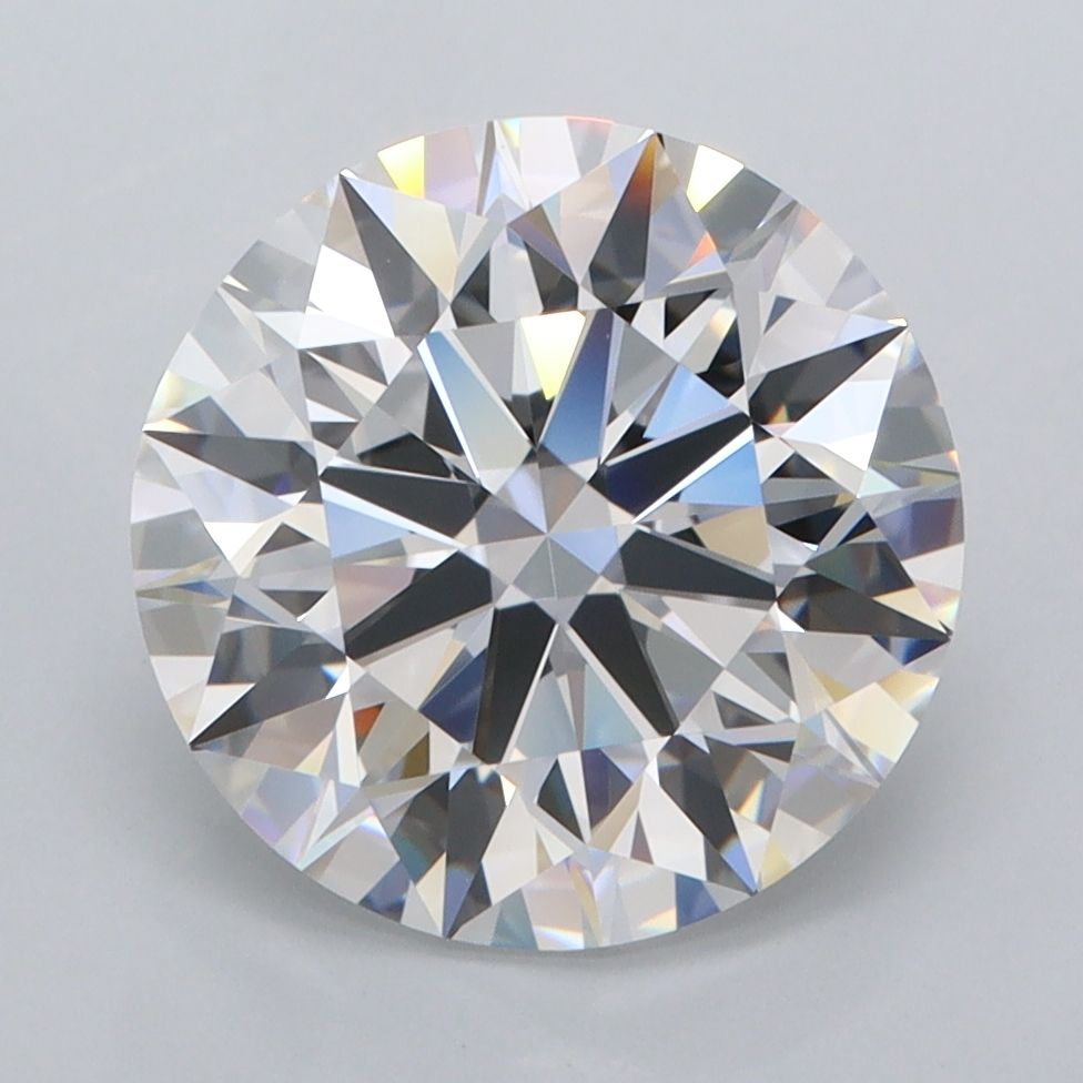3.94 Carat D-FL Round Lab Diamond