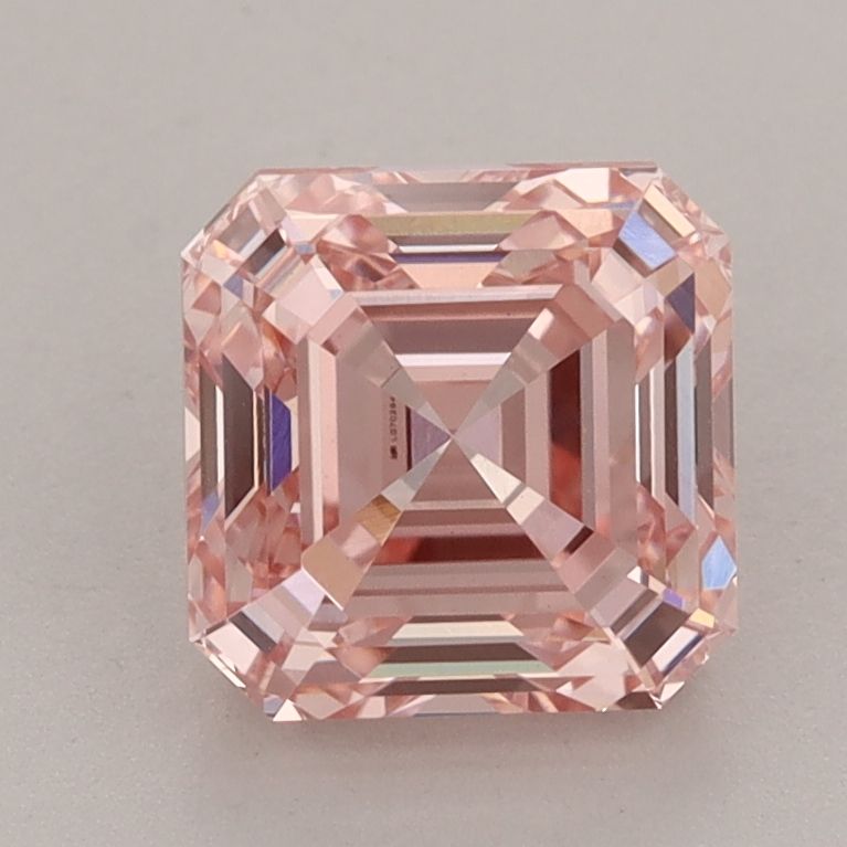 2.15 Carat Asscher Cut Fancy Pink