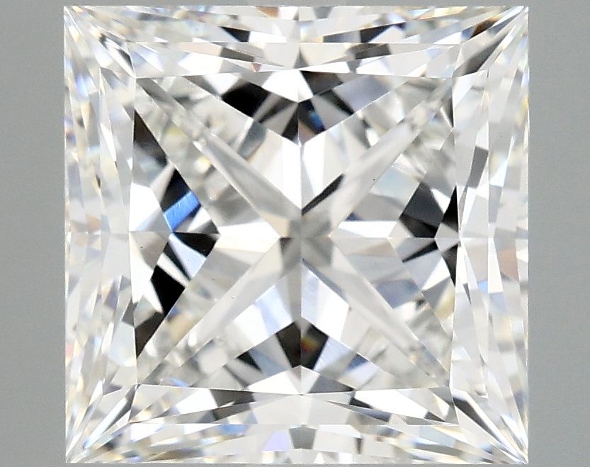 5.05 Carat F-VVS2 Princess Lab Diamond