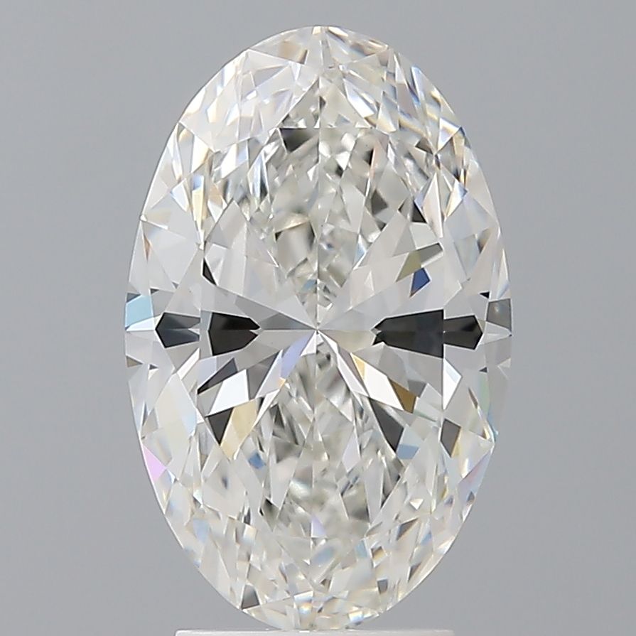 3.51 Carat G-VVS2 Oval Lab Diamond