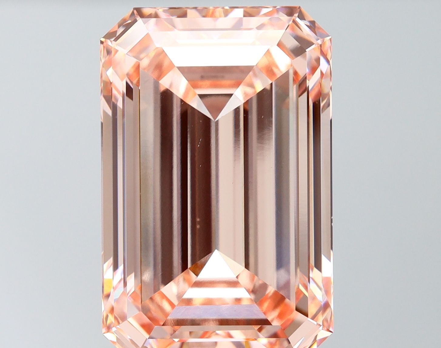 13.42 Carat Pink VVS2 Emerald Lab Diamond