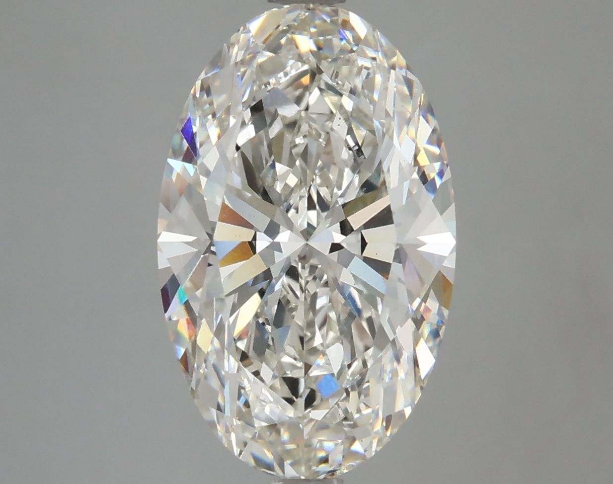 4.67 Carat H-VS2 Oval Lab Diamond