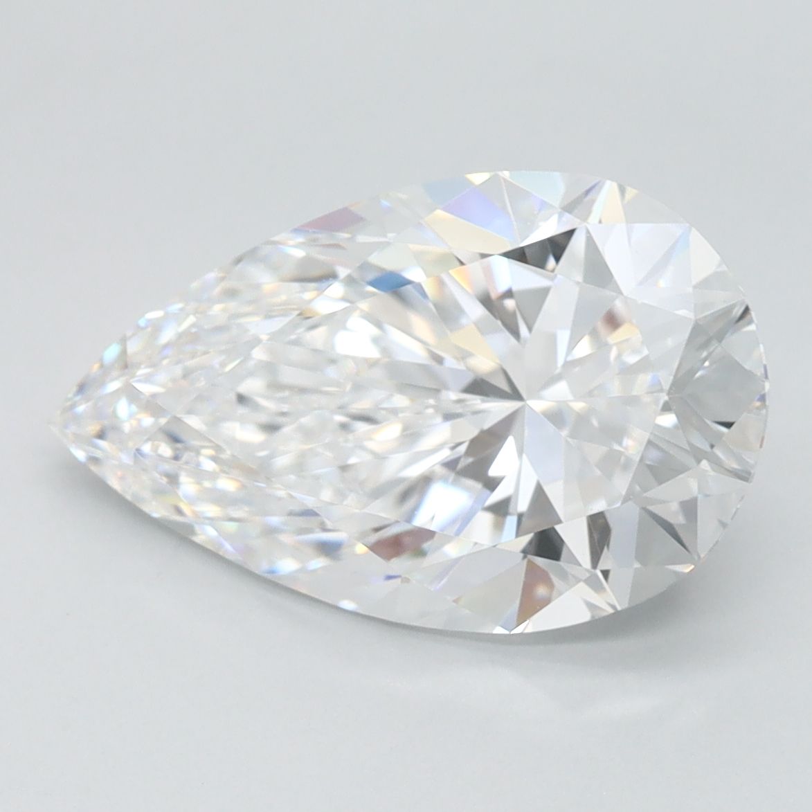 2.89 Carat D-VVS1 Pear Lab Diamond
