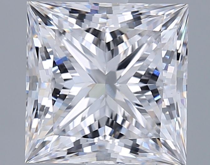 3.01 Carat D-VVS2 Princess Lab Diamond