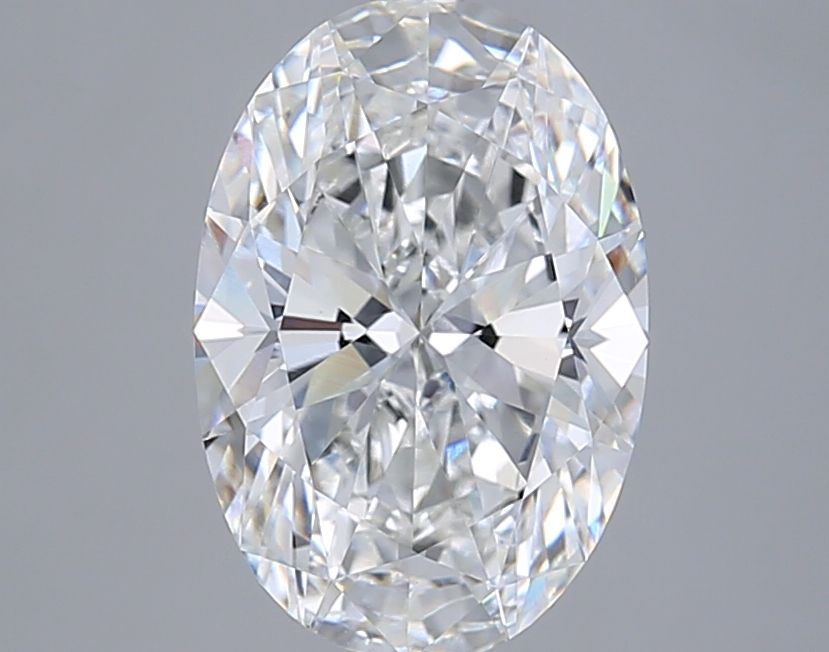4.01 Carat F-VVS2 Oval Lab Diamond