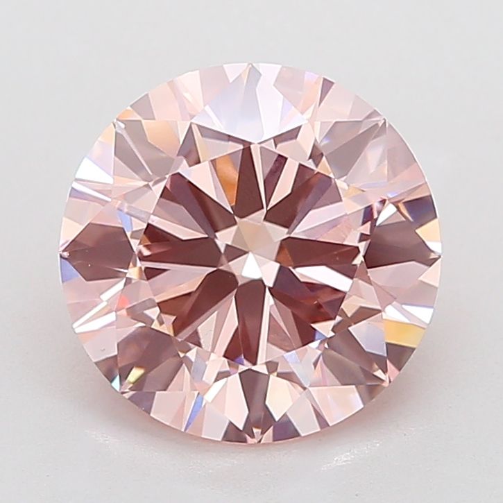 6.00 Carat Round Cut Fancy Pink