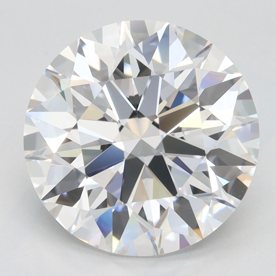 3.44 Carat D-IF Round Lab Diamond