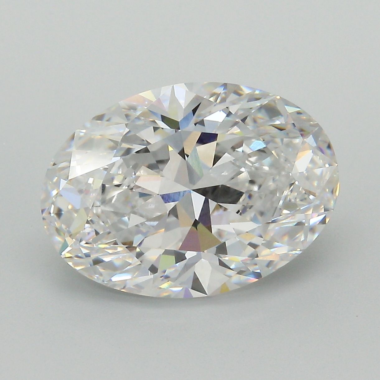 5.7 Carat D-VVS2 Oval Lab Diamond