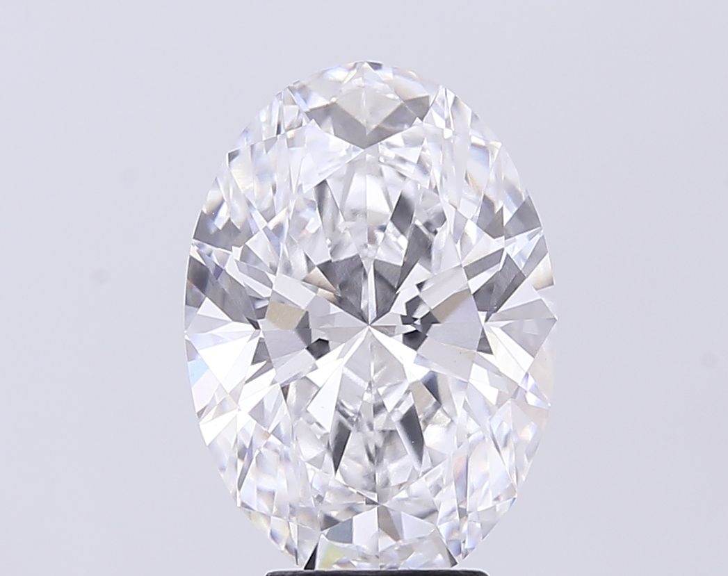 5.16 Carat D-VVS2 Oval Lab Diamond