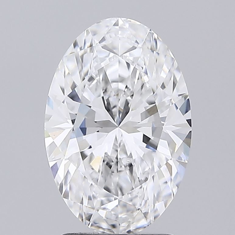 2.50 Carat D-VVS2 Oval Lab Diamond