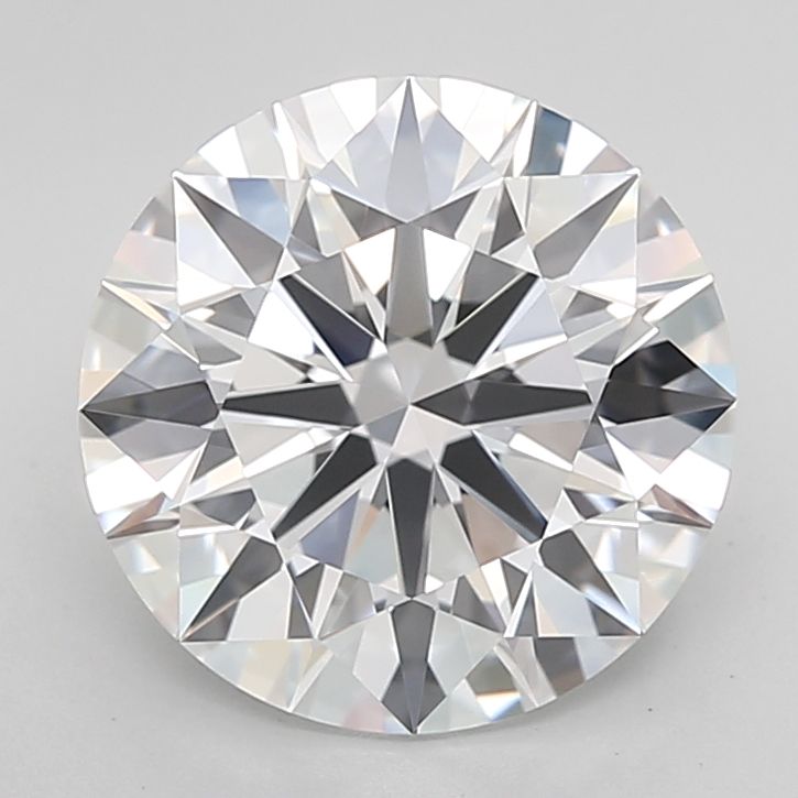 3.68 Carat D-IF Round Lab Diamond