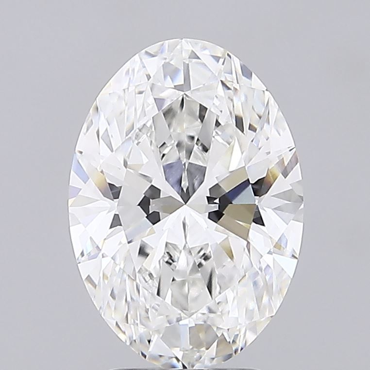 2.87 Carat F-VVS1 Oval Lab Diamond