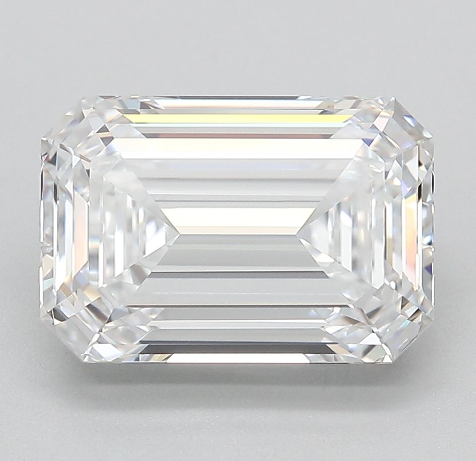 4.21 Carat D-VVS2 Emerald Lab Diamond